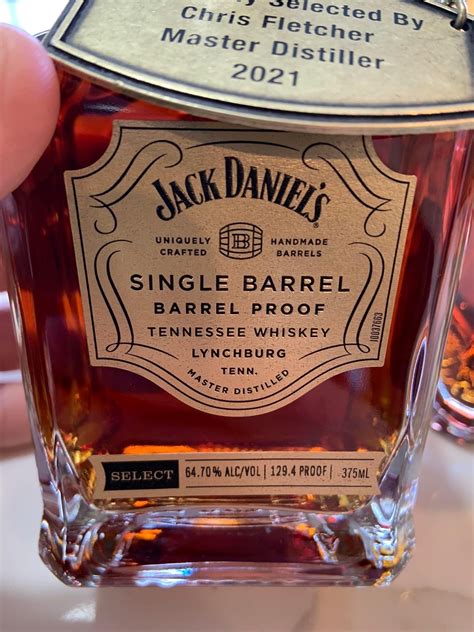 BOTM 09/22 Jack Daniels Single Barrel Barrel Proof - Straight Bourbon ...