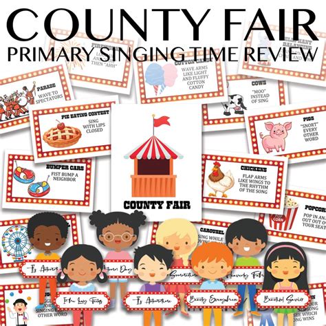 County Fair Primary Singing Time Review Camille S Primary Ideas