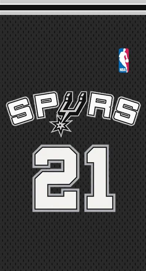 Tim Duncan Jersey Wallpaper | Tim duncan, Spurs logo, Nba