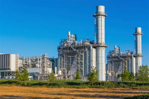 Natural Gas Fired Turbine Power Plant Stock Photo Download Image Now