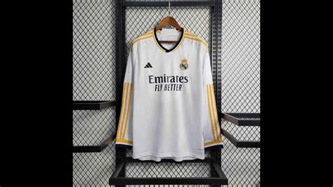 Nuova Maglie Calcio Real Madrid Prima Manica Lunga Youtube