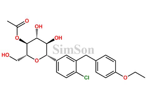 Dapagliflozin 3 Acetyl Impurity CAS No 1616259 44 9 Simson Pharma