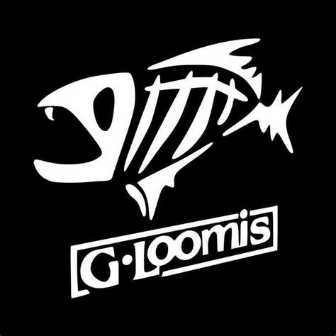 G Loomis Logo With Text Vinyl Decal Sticker