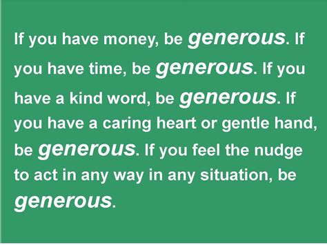 Quotes Being Generous. QuotesGram