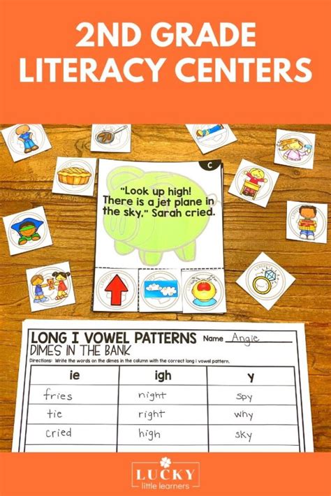 2nd Grade Literacy Centers Bundle Digital And Printable Included Lucky Little Learners