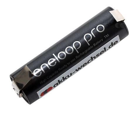 1 2v Eneloop Pro Aa Mignon Bk 3hcce Akku Mit U Lötfahne 2450mah