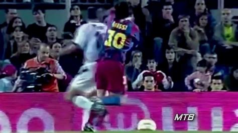 The 18 Year Old Lionel Messi Dribbling Everyone Dribbling Skills 2005 2006 Video Dailymotion