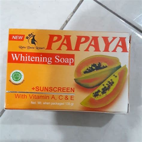 Jual Papaya Whitening Soap Sabun Papaya New Rdl Murah Shopee