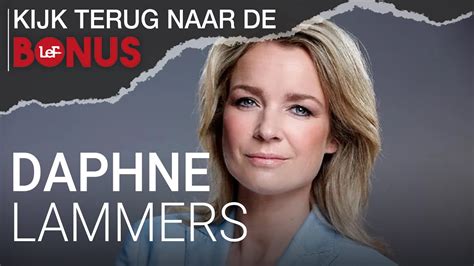 Daphne Lammers Te Gast Bij LEFSVJ Het Bonusprogramma YouTube