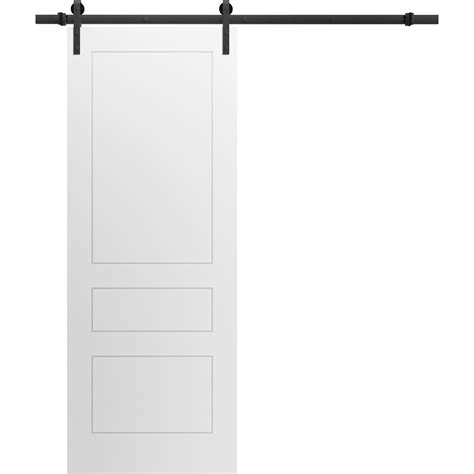 Modern Barn Door X Inches Mela Painted White Ft