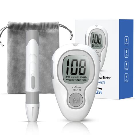 Ikza G B Blood Glucose Monitor Lancing Device Diabetes Testing