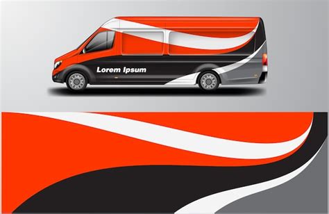 Premium Vector Van Wrap Livery Design Ready To Use For Cars