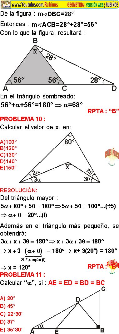 Problemas De Triangulos Para Segundo De Secundaria Recursos 2022 Images Images