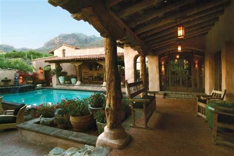 Spanish Colonial Hacienda Mexican Style House Plans With Courtyard ...