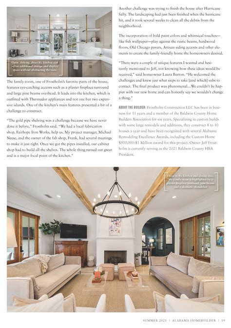 Alabama Home Builder Magazine Summer 2021 Issue