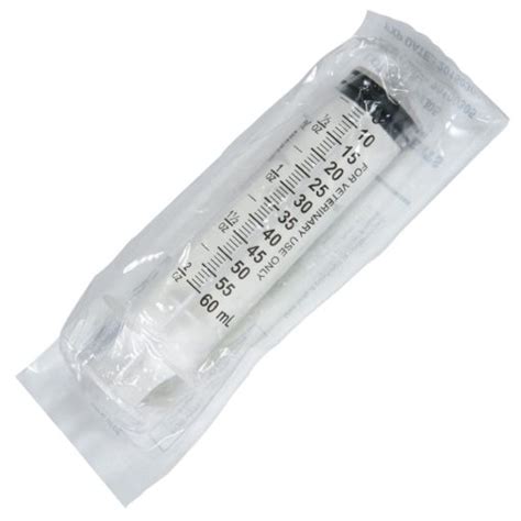 Syringe 60cc Luer Lock Sp 25bx Alliance Animal Care