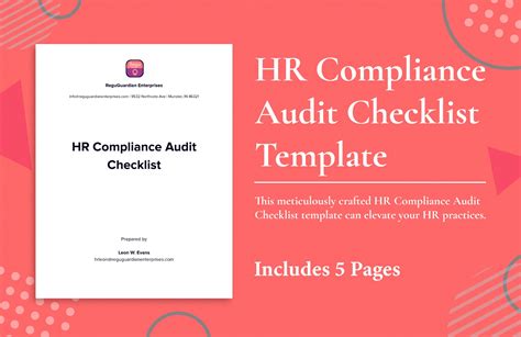 Compliance Audit Checklist Template Prntbl Concejomunicipaldechinu Gov Co