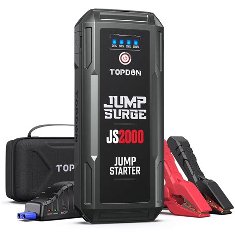 Buy Car Battery Jump Starter TOPDON 2000A Peak Battery Jump Starter