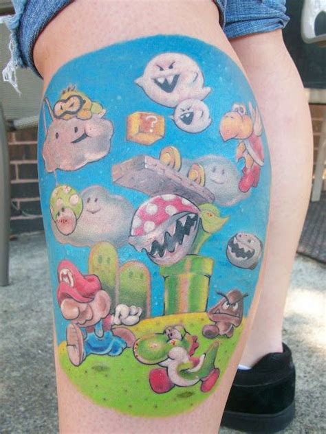 Mario Bros Tattoo Mario Tattoo Super Mario Bros Mario Bros