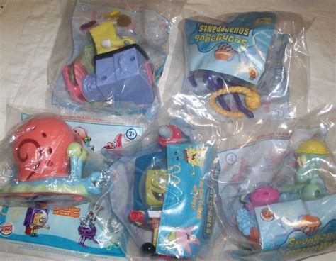 BURGER KING Kids Meal SPONGEBOB Squarepants Lot SANDY GARY SQUIDWARD ...