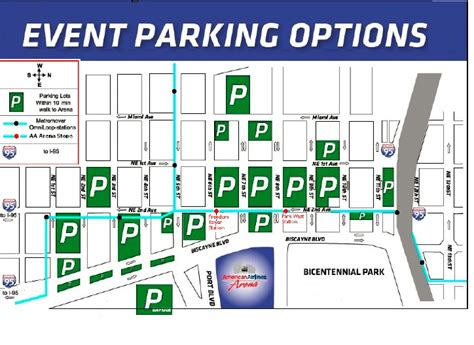 Miami Heat Parking at American Airlines Arena | ParkAdvice.com