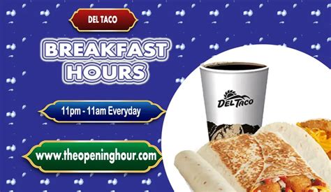 Del Taco Breakfast Hours - Menu and Price Guide 2024