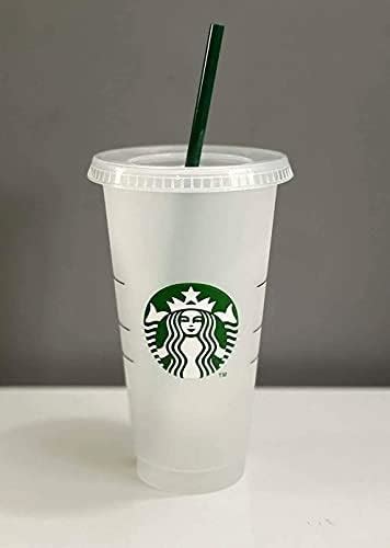 Starbucks Siren Logo Reusable Plastic Cold Cup Fl Oz Amazon Co Uk