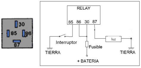 Diagrama De Uso De Relay Para Motor Conectar Relay Automotri