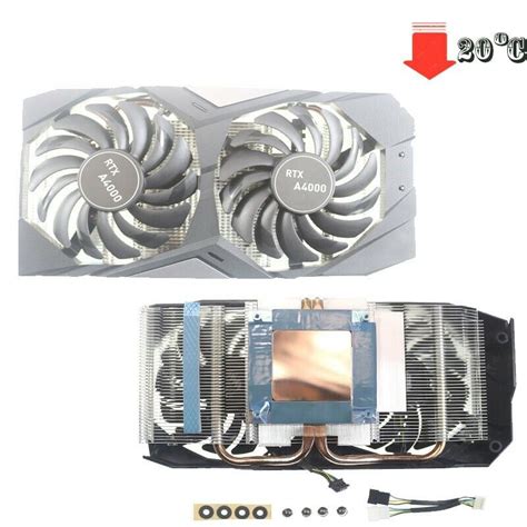 Diy Graphics Card Cooler For Quadro Rtx A4000 Graphics Card Cooler Dual