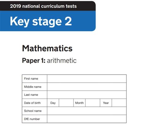 12 Free Sats Papers Year 6 Maths Revision For 2021 Year 6 Maths