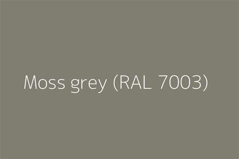 RAL 7003 Moss Grey RAL Colour Chart, 55% OFF