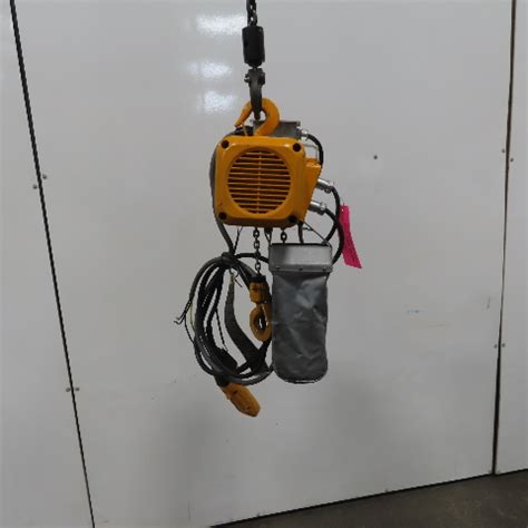 Harrington 1 4 Ton Electric Chain Hoist 10 Lift 36FPM 208 230 460V