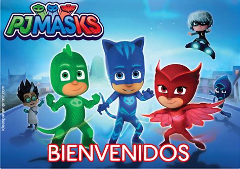 KIT de cumpleaños de PJ MASK imprimible GRATIS Incluye invitaciones