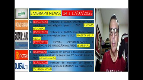 Embrapii News A Embrapii Bndes Tecnologia Sus