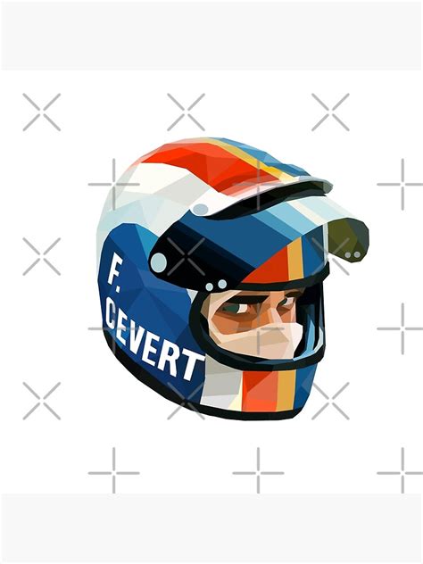 "Francois Cevert Helmet" Poster for Sale by MG-Artwork | Redbubble