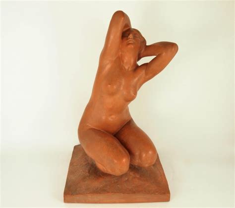 Art Deco Terracotta Nude Nouveau Deco Arts