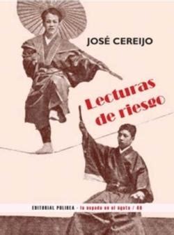 Librería Rafael Alberti Lecturas de Riesgo CEREIJO JOSÉ EDITORIAL