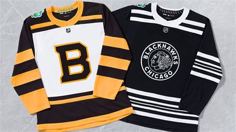 Bruins Blackhawks Unveil Jerseys For Winter Classic Icethetics Co