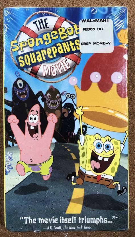 Sealed New The Spongebob Squarepants Movie Vhs Tape Ebay