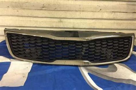 Решетка радиатора верхняя Киа Рио 3 рестайлинг Москва | Автозапчасти ...