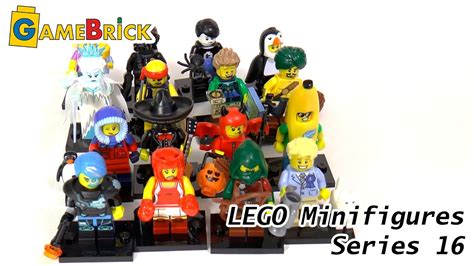 Обзор ЛЕГО Минифигурки Серия 16 71013 LEGO Minifigures series 16 [музей ...