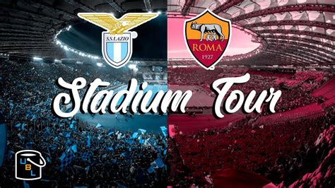 Stadio Olimpico Stadium Tour AS Roma Vs SS Lazio Italy Football