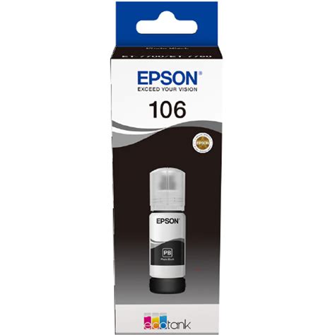 Original Epson Photo Black Ink Bottle C T R Epson Ecotank