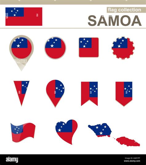 Western samoa flag hi-res stock photography and images - Alamy