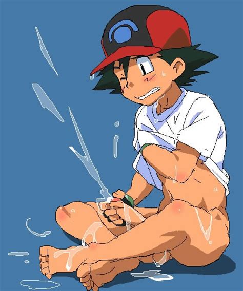 Anime Ash Ketchum Jerking Off Mega Porn Pics