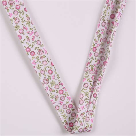 Sprig Flower Poly Cotton Bias Binding Mm Bloomsbury Square