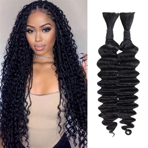 Amazon Lashey Human Braiding Hair Bulk Human Hair For Braiding