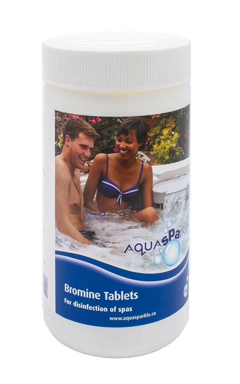 Bromine Tablets Aquasparkle 1Kg Hot Tub Swimming Pool Spa Tubs Spas Best Quality Summer Houses