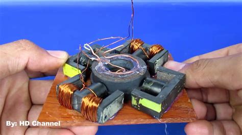 DIY Free Energy Electricity With Magnets Science Projects Idea At