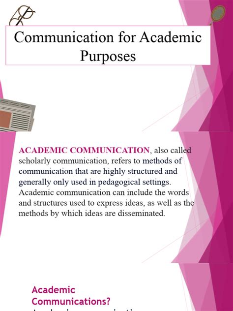 Communication For Academic Purposes Pdf